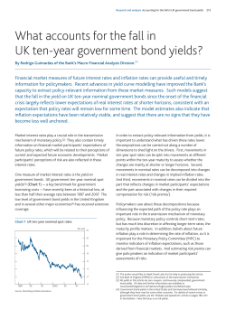 What accounts for the fall in UK ten