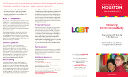 Heteronormativity - University of Houston