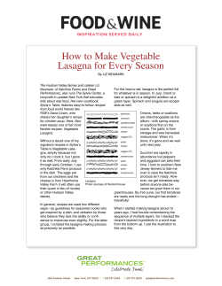 How to Make Vegetable Lasagna for Every Season