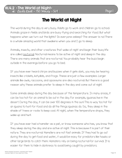 4th - INFORMATIONAL Nocturnal