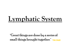 AHS 192 Lymphatic HANDOUT