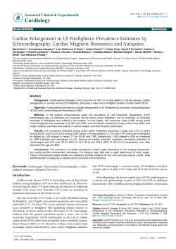 Cardiac Enlargement in US Firefighters: Prevalence Estimates by