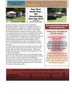 Bear River Health Dept.-- WIC Breastfeeding Rest Stop 2012