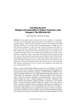 article as pdf. - Journal of Historical Fictions