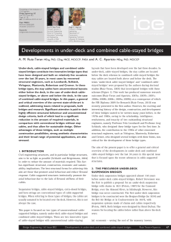 Developments in under-deck and combined cable