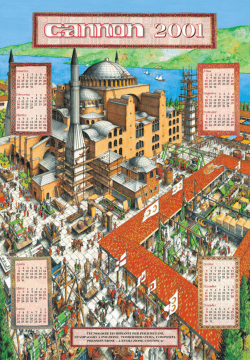 Guided Tour to 2001 Cannon Poster Calendar