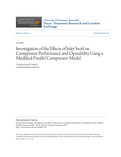 Investigation of the Effects of Inlet Swirl on Compressor