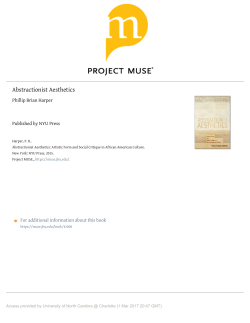 Abstractionist Aesthetics