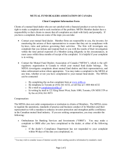 Client Complaint Information Form