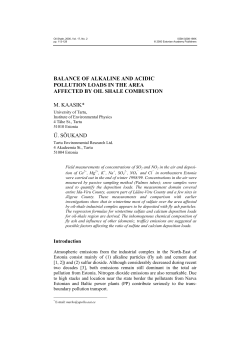 alkaline and acidic pollution in the north