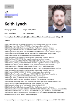 Keith Lynch - Independent Agency
