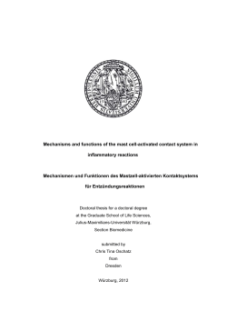 Mechanisms and functions of the mast cell