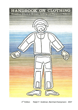 Handbook on Clothing - Environmental Ergonomics
