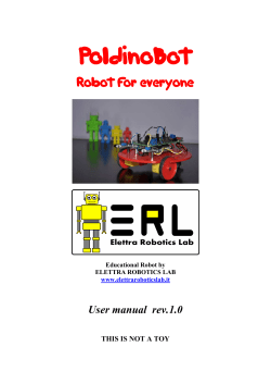 Manuale Poldino ENG - Elettra Robotics Lab