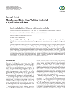 Modeling and Finite-Time Walking Control of a Biped Robot with Feet