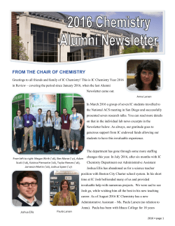 Chemistry Newsletter 2016