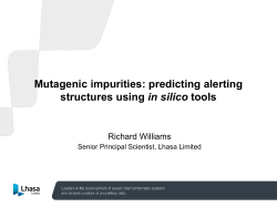 Mutagenic impurities: predicting alerting structures