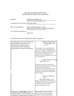 EEO Report Mt Vernon June 2012-May 2013