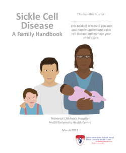 Sickle Cell Disease - MUHC Patient Education Office