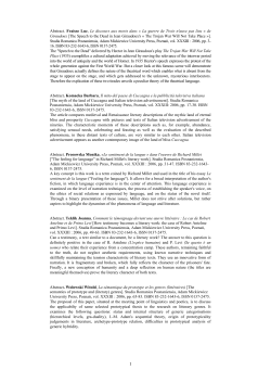 Abstract. Fraisse Luc, Le discours aux morts dans &laquo; La guerre de