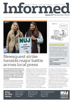 Newsquest strike heralds major battle across local press