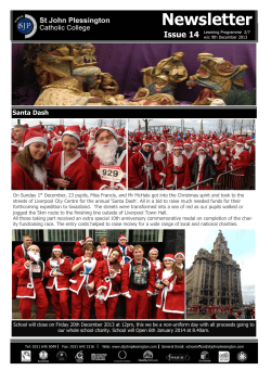 Issue 14.pub - St John Plessington Catholic College