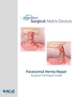 Parastomal Hernia Repair
