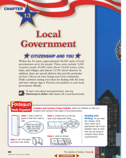 Chapter 13: Local Government - Loudoun County Public Schools