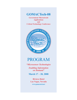 program - GOMACTech