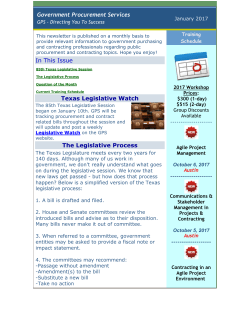 January 2017 - Government Procurement Services