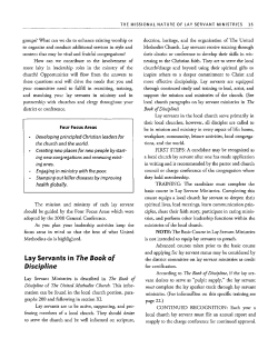 Lay Servants in The Book of Discipline