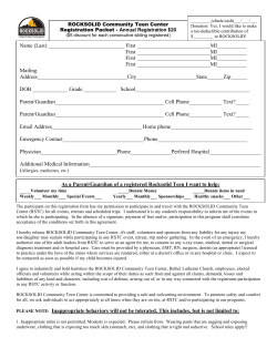 PLEASE NOTE: Inappropriate behaviors will not be tolerated. This