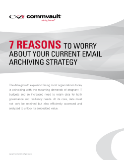 7 reasons to worry