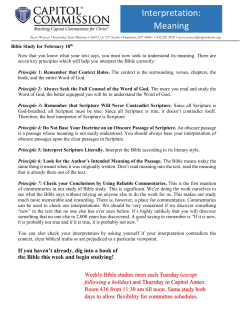 Interpretation: Meaning