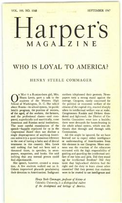 WHO IS LOYAL TO AMERICA?