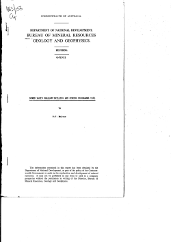 Bowen Basin Shallow Drilling and Coring Programme 1963 (BMR