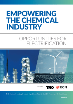 Empowering the chemical industry - Opportunities for