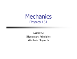 Elemantary Principles