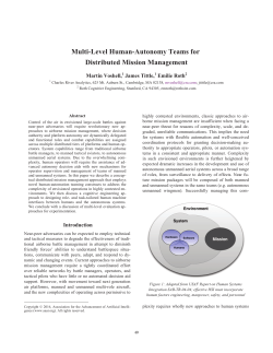 Multi-Level Human-Autonomy Teams for Distributed Mission
