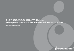 2.5&rdquo; COMBO ION&trade; Drive Hi-Speed Portable External Hard