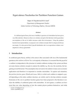 Equivalence Nucleolus for Partition Function Games