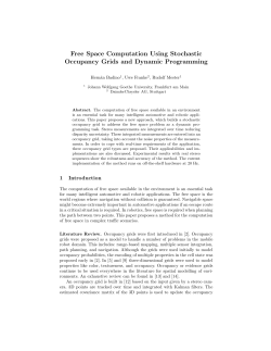Free Space Computation Using Stochastic - JHU