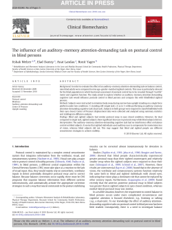 The influence of an auditory&ndash;memory attention