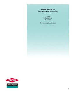 Silicone Tubing for Pharmaceutical Processing
