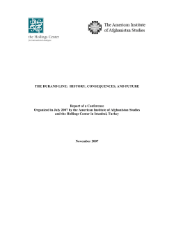 Durand Line - Boston University