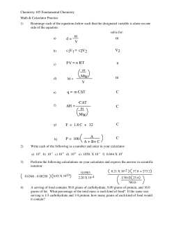 CAT m MW q = mCAT m V2 n CCCC MW m V m