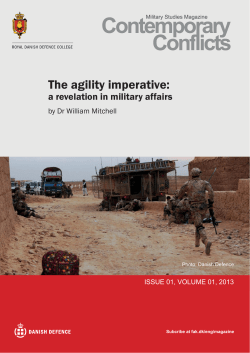 The agility imperative - a revelation in military affairs.indd