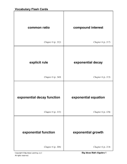 explicit rule exponential decay