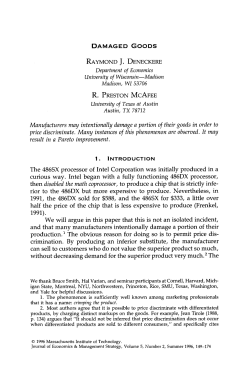 Damaged goods - Iowa State University Department of Economics