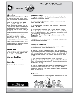 Lesson 2 - Up, Up and Away!